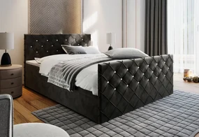 Čalúnená posteľ boxspring MINDY - magic velvet 2221 / 140x200