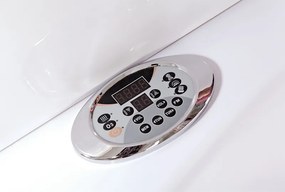 Terra Hydromasážna vírivá vaňa TIGA 604H 152x152 s ohrevom vody