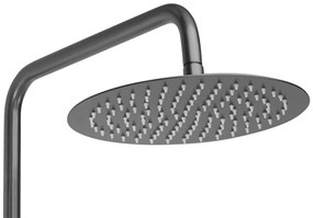 Rea Lungo, sprchová súprava s termostatickou batériou, grafitová, REA-P6386
