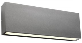 Redo 90388 - LED Vonkajšie nástenné svietidlo KAMAL LED/15W/230V 3000K IP54 šedá