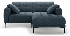 Tmavomodrá rohová pohovka (pravý roh/s leňoškou) Bemy – Micadoni