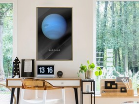 Artgeist Plagát - Neptune [Poster] Veľkosť: 30x45, Verzia: Čierny rám s passe-partout