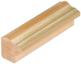 DANTIK - Zrkadlo v rámu, rozmer s rámom 60x140 cm z lišty Y-ka oranžová linka (3128)