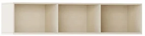 Knižnica INTEGRO policová nižšia, 465 x 1750 x 400 mm, 3 police, breza