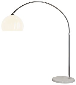 InternetovaZahrada - Dizajnová oblúková stojanová lampa s mramorovou základňou - nastaviteľná 146 - 220 cm