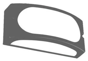 Vonkajšie nástenné svietidlo 1xE27/10W/230V IP54 šedá