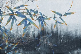Obraz - Bambus na stene (90x60 cm)