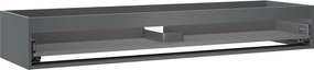 Mexen Box-A, závesná skrinka 160 cm, 1 zásuvka, grafitová matná, 91AX0-1600-235-1-66