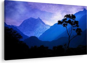 Obraz - Nočné nebo v Nepále (90x60 cm)