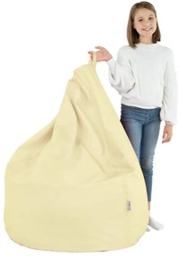 Sedací vak SAKO krémový ekokoža