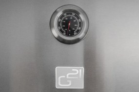 Plynový gril OKLAHOMA BBQ, 3 horáky, s redukčným ventilom, strieborná Penta CZ