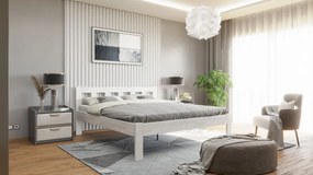 Manželská posteľ Tema 180x200 cm, bielený buk