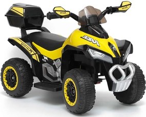 LEAN CARS Nabíjateľná štvorkolka GTS1188-A žltá