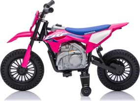Elektrická motorka HONDA CFR450R ružová