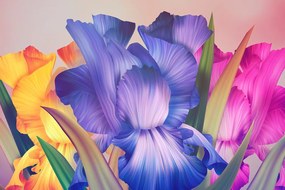Obraz kvetinová fantázia Varianta: 120x80
