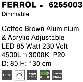 Moderný luster Ferrol
