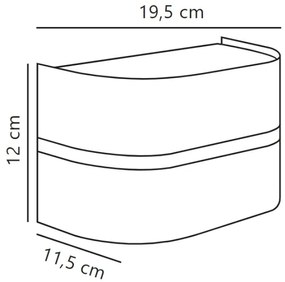 Nordlux - Vonkajšie nástenné svietidlo SIBELIS 1xE27/10W/230V IP44 antracit