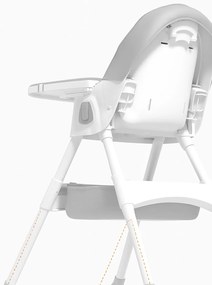 Stolička na kŕmenie KDK03 4v1 sivá + podbradník a kolieska ZDARMA