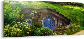 Obraz - Hobitína (120x50 cm)