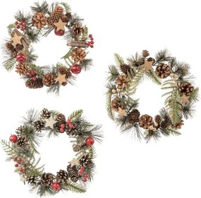 Kreatívna sada DIY CHRISTMAS na výrobu vencov a dekorácií - rôzne varianty