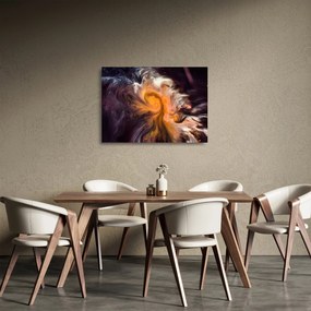 Abstraktné sklenený obraz - vesmír (70x50 cm)