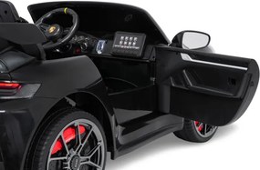 Elektrické autíčko Porsche 911 GT3 pretekárske čierne