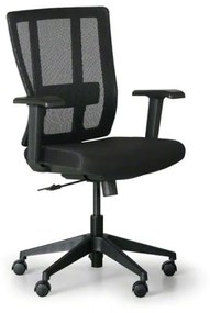 Kancelárska stolička MET, čierna/zelená