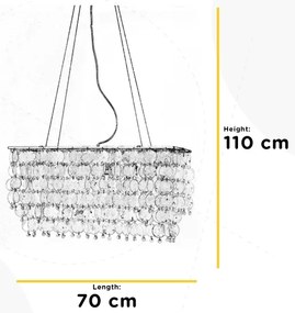 ONLI - Luster na lanku MAKANI 6xE14/6W/230V
