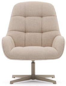 Béžové otočné kreslo Jaspe – Kave Home