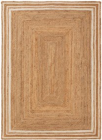 Ručne tkaný koberec z juty Jutta