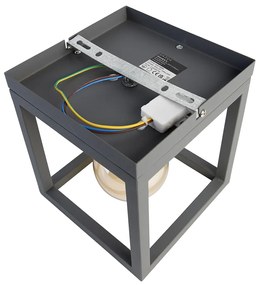 Priemyselné inteligentné stropné svietidlo tmavosivé vrátane Wifi G95 - Cage