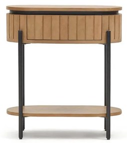 Nočný stolík licia 55 x 65 cm prírodný MUZZA