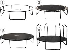 Záhradná trampolína SkyFlyer + rebrík 12FT (366 cm)