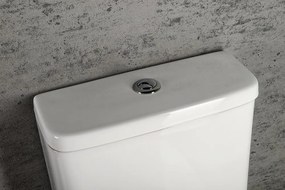 Sapho, TURKU RIMLESS WC kombi misa zvýšená, sp./zad.odpad, PC104WR