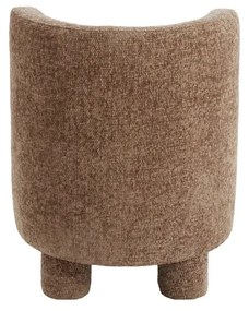 Tmavohnedé kreslo Kamova – Light &amp; Living