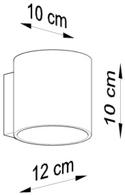 Sollux SL.0050 - Nástenné svietidlo ORBIS 1 1xG9/40W/230V biela