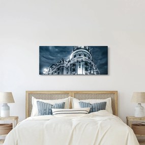 Obraz architektúry v tme (120x50 cm)