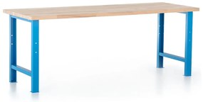 Dielenský stôl Basic 220 x 80 cm, modrá