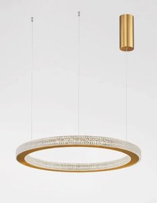 LED luster Fiore 60 zlaté