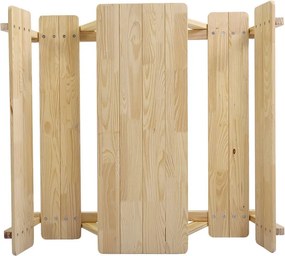 Detský piknikový stôl, prírodný