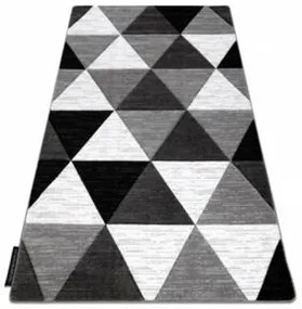 styldomova Moderný koberec alter Rino sivé trojuholníky