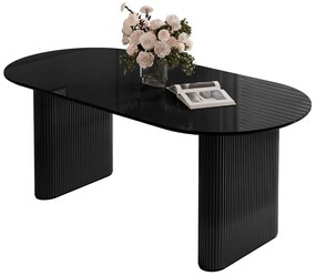 JEDÁLENSKÝ STÔL DEBORA ČIERNY LESK 180 cm