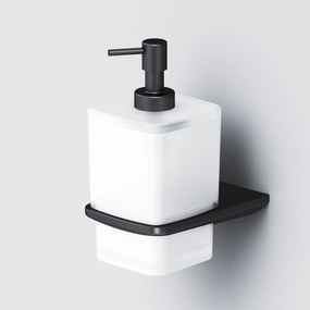 Dávkovač mydla AM.PM Inspire 2.0 AIB36922 nástenný, sklo, čierny