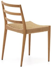 Jedálenská stolička z dubového dreva v prírodnej farbe v súprave 2 ks Analy – Kave Home