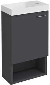 Sapho Sapho, LATUS XI umývadlová skrinka 30x53x16,5cm, antracitový mat, LT711-3434