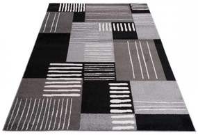 Kusový koberec Elien sivočierny 200x290cm