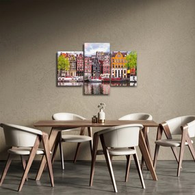 Obraz - Amsterdam, tanečné domy (90x60 cm)
