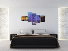 Moderná fontána - obraz