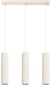 Sollux SL.1594 - Luster na lanku KARBON 3xGU10/10W/230V krémová