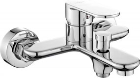 Mexen Milo, nástenná vaňová batéria, chrómová, 71330-00